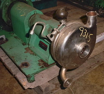 USED TRI CLOVER CENTRIFUGICAL PUMP TRICLOVER SP 216MH S
