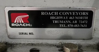 USED ROACH Belt Conveyor 700 Series