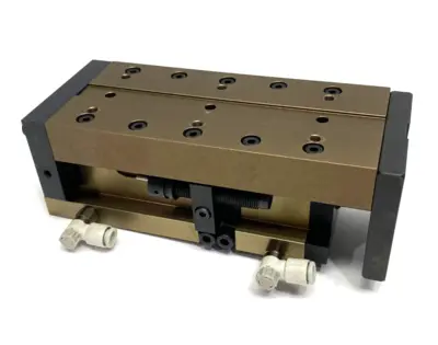 USED SCHUNK COMPACT LINEAR SLIDE PISTON ROD CYLINDER BACKLASH-FREE