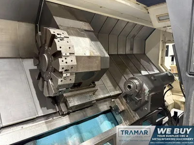 Used 2012 HYUNDAI WIA L400LC CNC Lathes Michigan US | Tramar Industries #419473