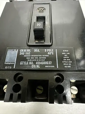 New | in-Stock WESTINGHOUSE EB3030L Miscellaneous Equipment (Electrical & Power) Ohio US | Surplus Asset Holdings #1237273