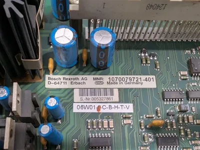 Bosch 1070079721-401 Power Supply Unit Control Board 06W01-C-B-H-T-V Used