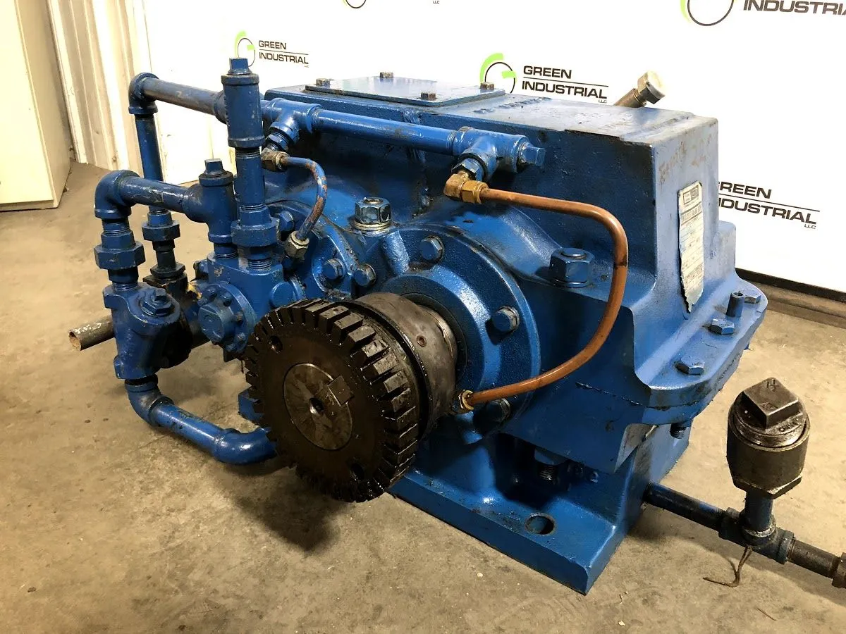 Used Foote Jones Dresser Enclosed Gear Drive Model 0701-HLE 1800 IRPM Ratio 1.20 1.7 SF