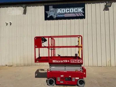 New | in-Stock 2026 MEC MICRO 19 Scissor Lifters Texas US | Adcock Equipment USA #1519578