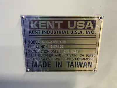 Used 2018 KENT SGS1020AHD Reciprocating Surface Grinders Ohio US | HGR 24 #1556805