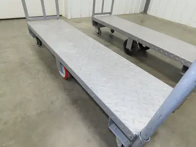 Winholt 30060D U-Boat Utility Cart Truck 60x18x60" 2000lbs Warehouse Lot of 2