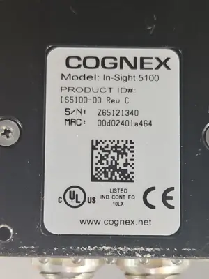 Cognex IS5100-00 Rev. C In-Sight Machine Vision Camera. (BIN644)