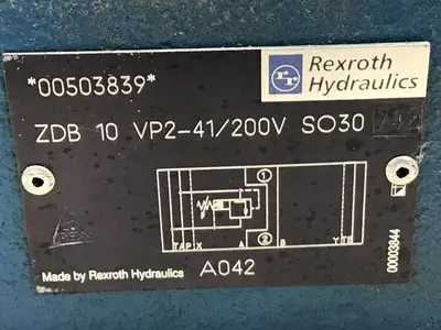 USED REXROTH ZDB 10 VP2-41/200V SO30