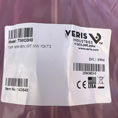 New | in-Stock Veris TIWC0H0 Sensors California US | Davliegogo LLC #1706936