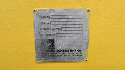 8" Wide Scheer Bay Pelletizer, Model A08, 15 HP