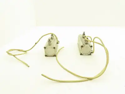 SMC MKB40-50LZ Rotary Clamp Air Cylinder 40mm Bore 50mm Stroke 145 PSI Lot of 2