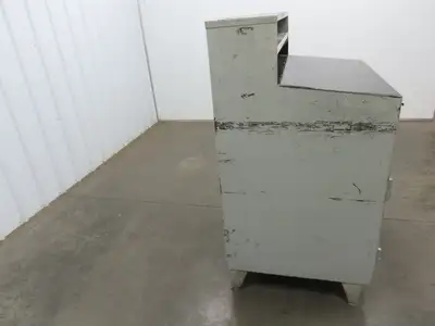 Strong Hold Extreme Duty 12 GA Shop Desk 1 Drawer Riser Shelf 36x28x54"