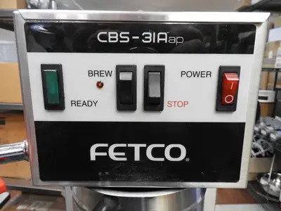Used Fetco Used Fetco CBS-31Aap Commercial Retail Coffee Brewer Machine with Hot Water Tap 120V Coffee Equipment Illinois US | Falcon Restaurant Supply #1376620