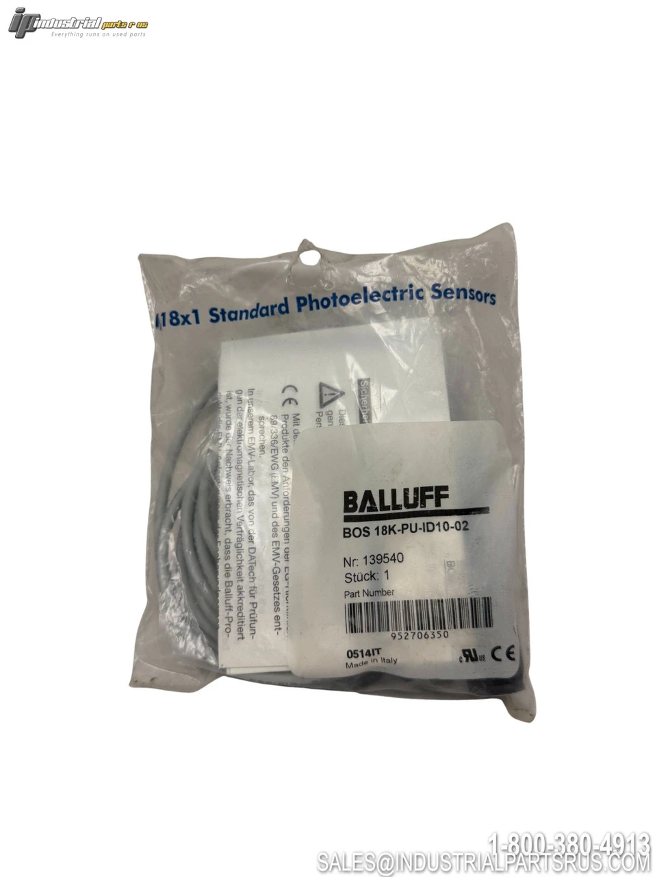 NEW BALLUFF BOS 18K-PU-ID10-02