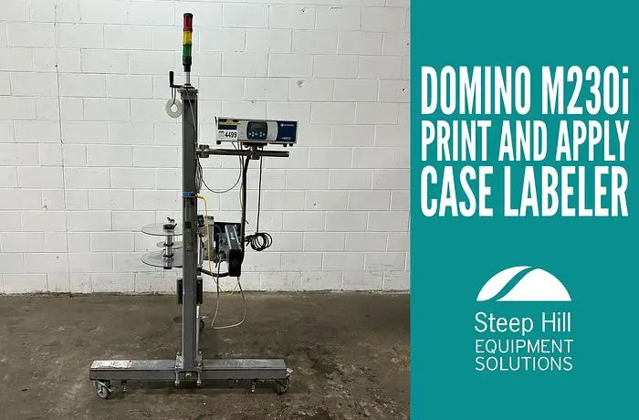 Used 2017 DOMINO PRINTING SCIENCES M230I-T6-400-RIGHT Labelers | Steep Hill Equipment Solutions #772543