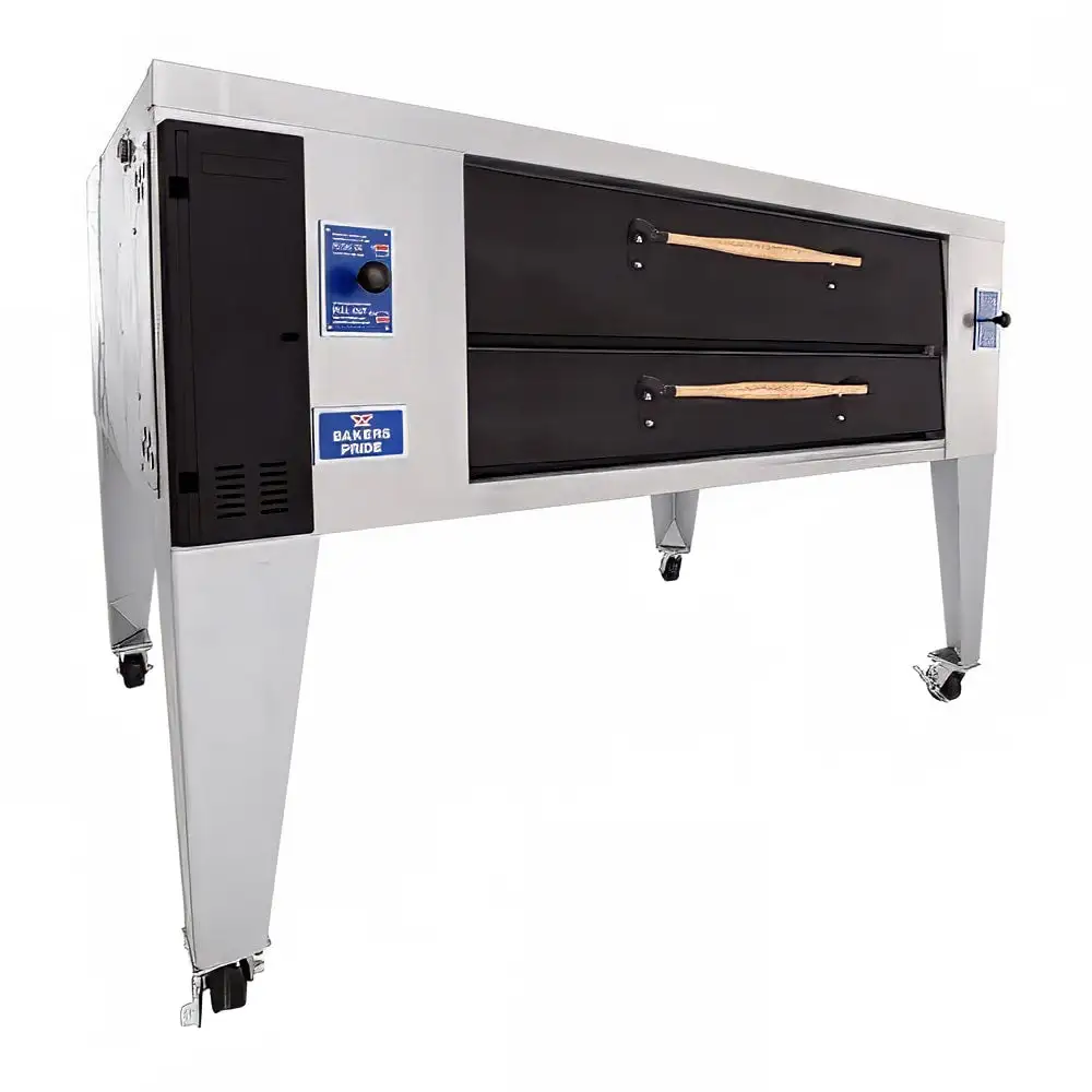 Bakers Pride Y-800 Super Deck Floor Model Single Pizza Deck Oven - Liquid Propane