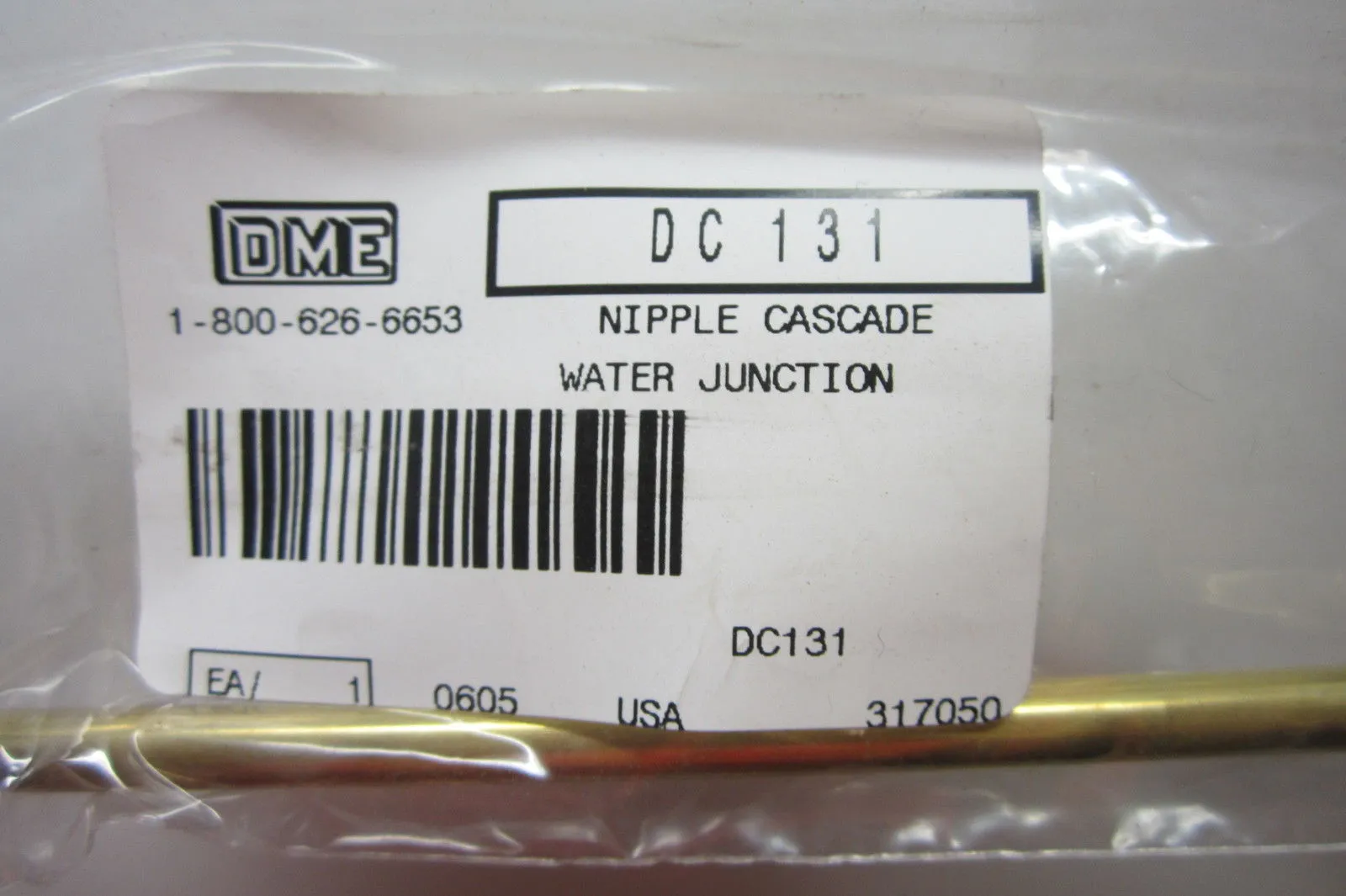 NEW DME DC131 NIPPLE CASCADE DC131 LOT OF 5
