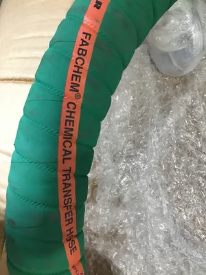 GOODYEAR FABCHEM CHEMICAL TRANSFER HOSE 200 PSI 150° MAX TEMP