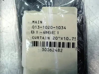 Unknown 20"x10.17 Curtain, 2pcs - 013-1020-1034