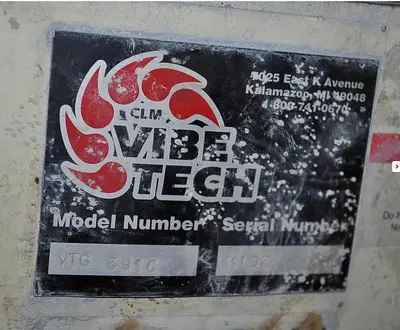 USED 2011 VIBE-TECH VTG-3816
