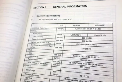 USED 1998 OKUMA MC-60VAE