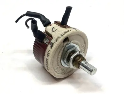 USED OHMITE WIREWOUND RHEOSTAT 10 OHM 25W PANEL MOUNT 500V