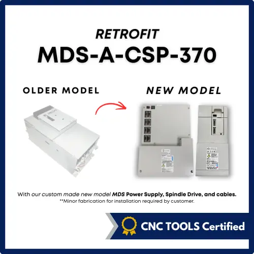 Used MITSUBISHI MDS-A-CSP-370 REPLACEMENT Spindle Drives | CNC TOOLS LLC #766238