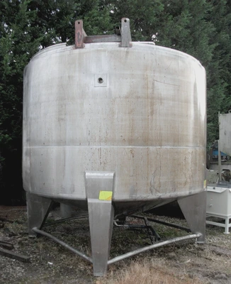 13,500L S/S JKTD Contra Rotational  mixing vessel 5.5 kW