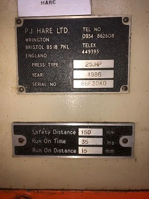 Hare 25Hp 25ton