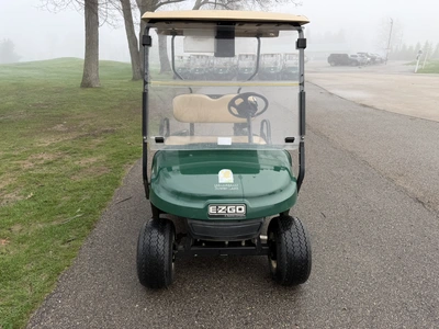 (1) 2015 E-Z-Go golf cart with a Kawasaki gas engine, does not include Club canopy, ball cover, club...