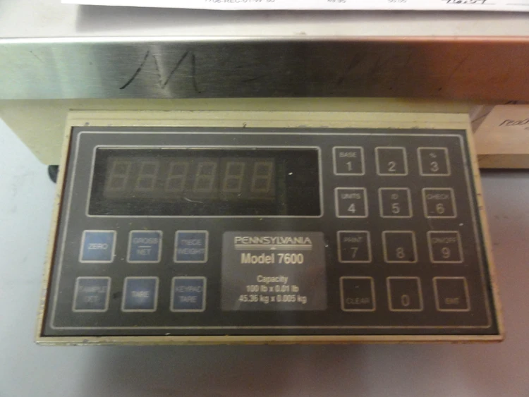 Used PENNSYLVANIA 7600 Platform Scales Connecticut US | BG Industrial Surplus #473234