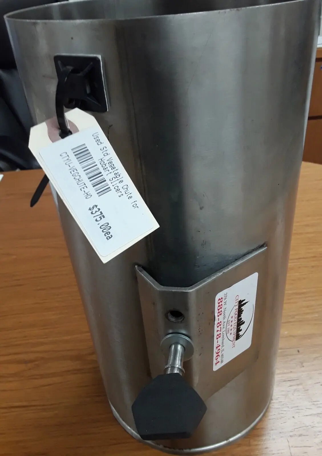 Used Standard Vegetable Chute for Hobart Slicers Fit 1712