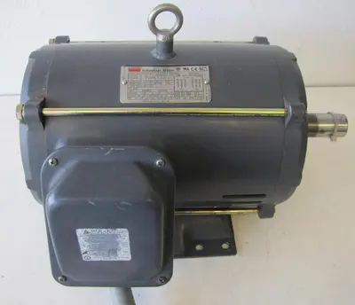 Dayton Industrial 10HP Electric Motor 208-230/460V 3 Phase 1740 RPM 215T  10 HP