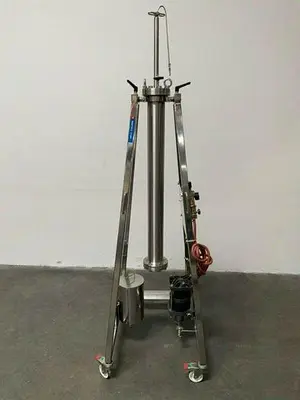 USED DDN PROCESS HPLC PREPARATIVE COLUMN 140 BAR W/ PUMP & GAUGE @ 2000 PSI
