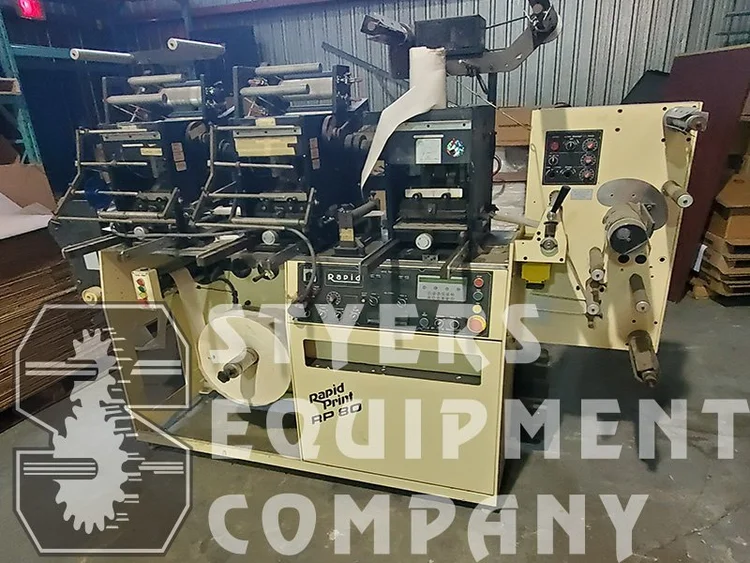 Used RAPID PACKAGING PR8013 Hot Stamping Kansas US | Styers Equipment Company #292525