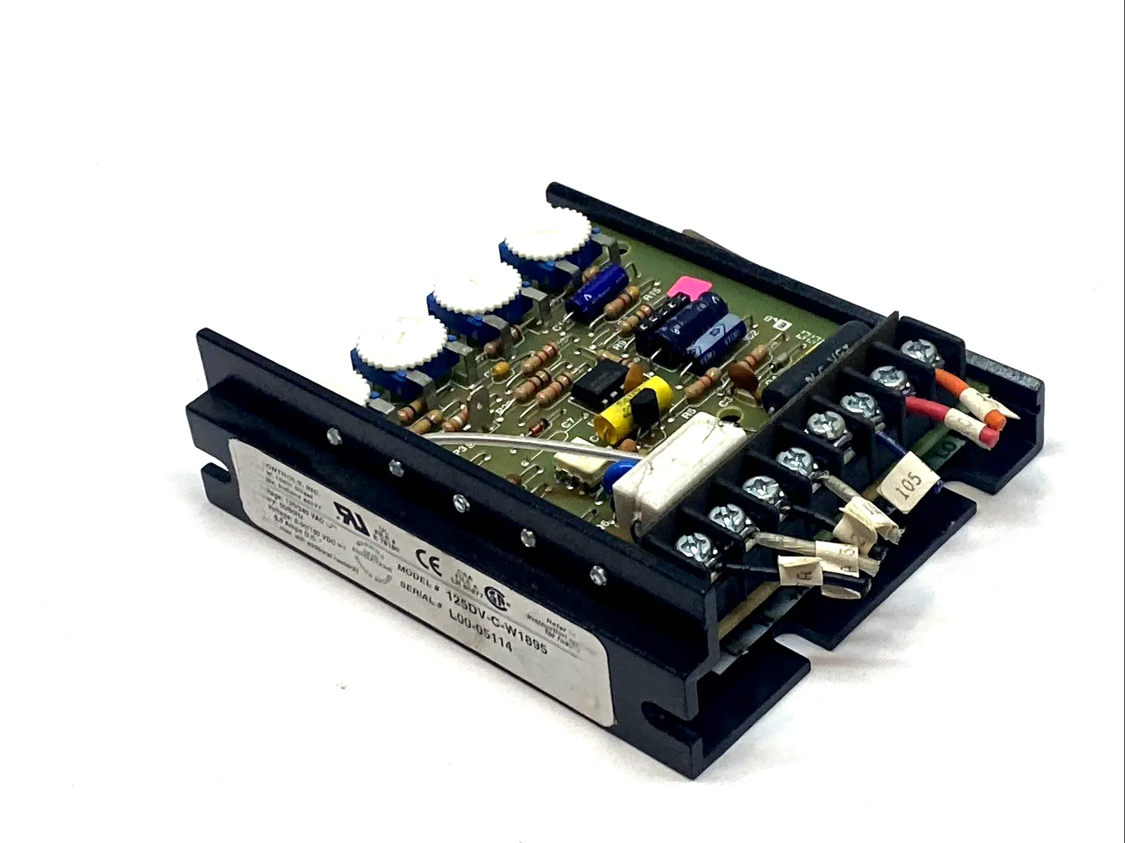 USED DART CONTROLS DC MOTOR SPEED CONTROL 120/240VAC 0–90/180VDC 1HP