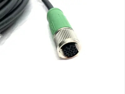 USED SICK CONNECTION CABLE, FEMALE M12 17-PIN, 6048319