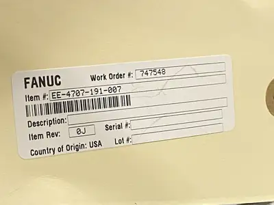 New | in-Stock FANUC Robot Cable Assembly CPL M-20iA 7M Ext Flex RCC Robot Parts Michigan US | Maverick Industrial Sales #1395105