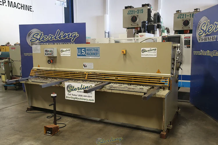 Used U.S. INDUSTRIAL US1025MS Power Squaring Shears (Inch) California US | Sterling Machinery Exchange #1467199