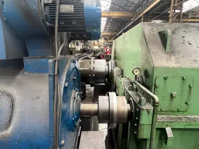 Used SAMUEL PLATT BRIGHT BAR DRAWING, STRAIGHTENING & SAWING LINE (14722) Draw Benches Connecticut US | Machinery International LLC #1557867