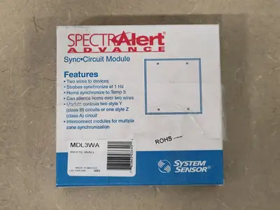 NEW SYSTEM SENSOR MDL3WA