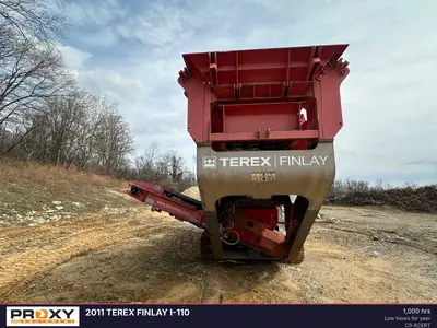 Used 2011 TEREX FINLAY I-110 Crushers New Jersey US | Proxy Equipment #1425943