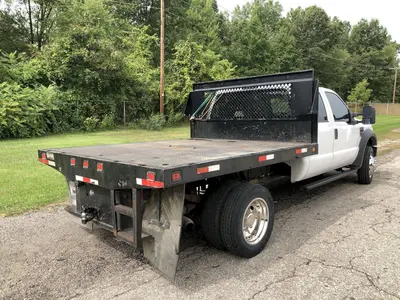 2008 FORD F-550 FLAT BED TRUCK: STOCK #12641