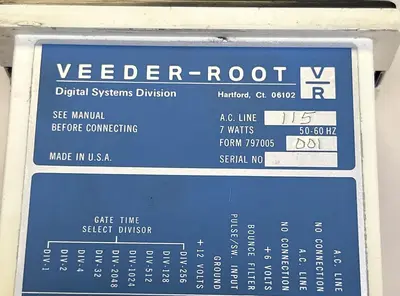 Used VEEDER-ROOT 7970 Indicators Ohio US | Surplus Asset Holdings #1247026