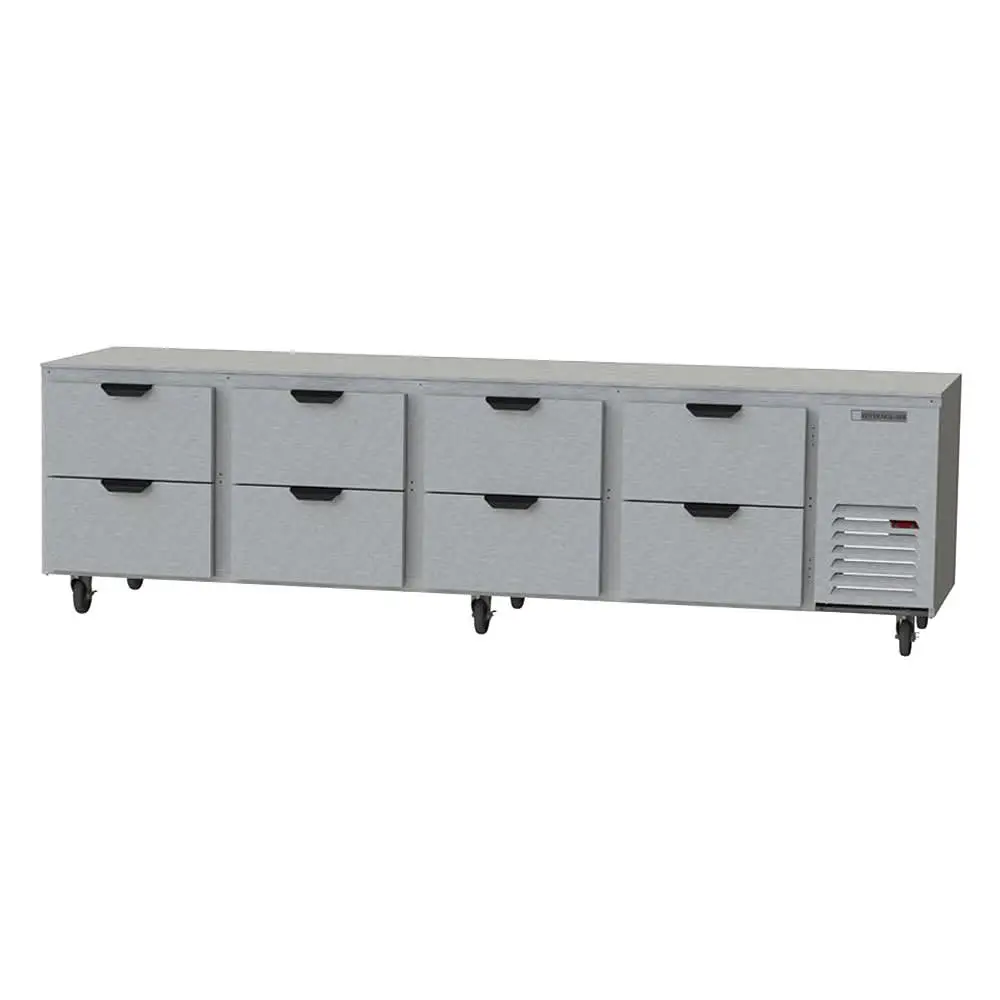 Beverage-Air UCRD119AHC-8 119" W Undercounter Refrigerator W/ (4) Section & (8) Drawer, 115v