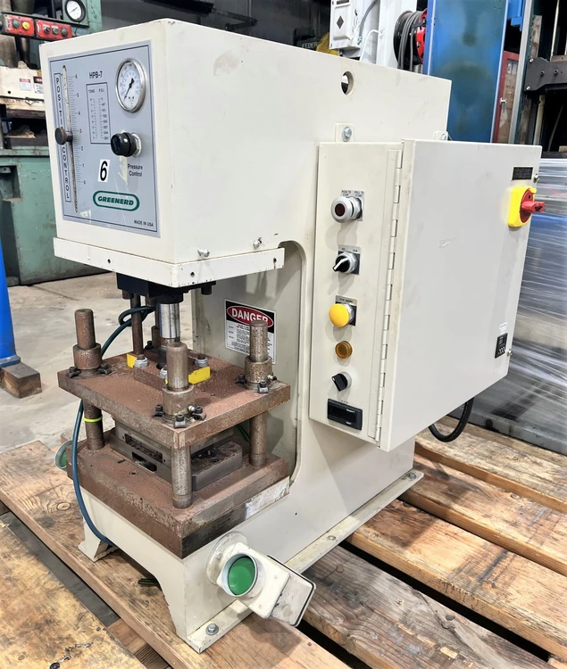 Used 1999 GREENERD PRESSES GREENERD HPB-7 PRESS C-Frame Presses | Alma Machinery #899618
