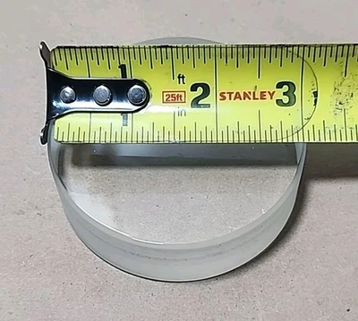 *NEW SURPLUS* [2] Unbranded Round Sight-Glass 3.050" x .925" + Warranty!
