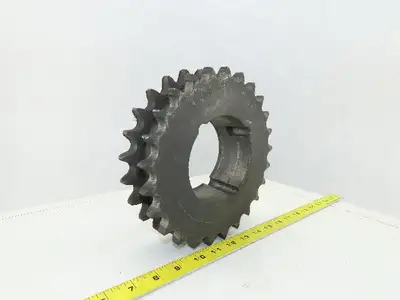 Martin DS80ATB25 25 Tooth Double Roller Chain Sprocket 3020 Bushed Bore