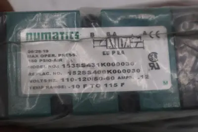 Numatics 153SS431K000030 Pneumatic Solenoid Valve 110-120v-ac 150psi NEW #5650CC