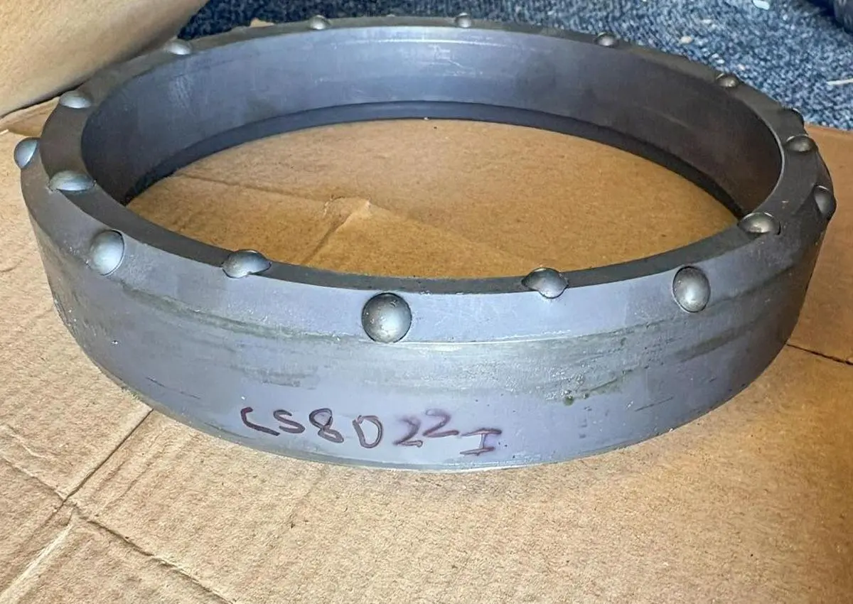 Used AFTERMARKET 8" DUAL ROTARY CASING SHOE – 22 DOMED BUTTONS ASSEMBLY - FLUTED Drilling Attachments Pennsylvania US | East West Machinery & Drilling #1418108